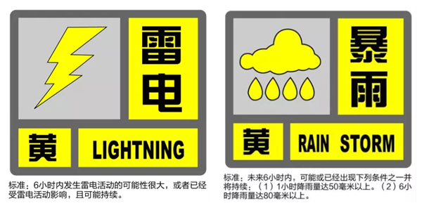 暴雨雷電黃色預警蜜桃视频无码区在线观看機械提醒各位客戶注意出行安全